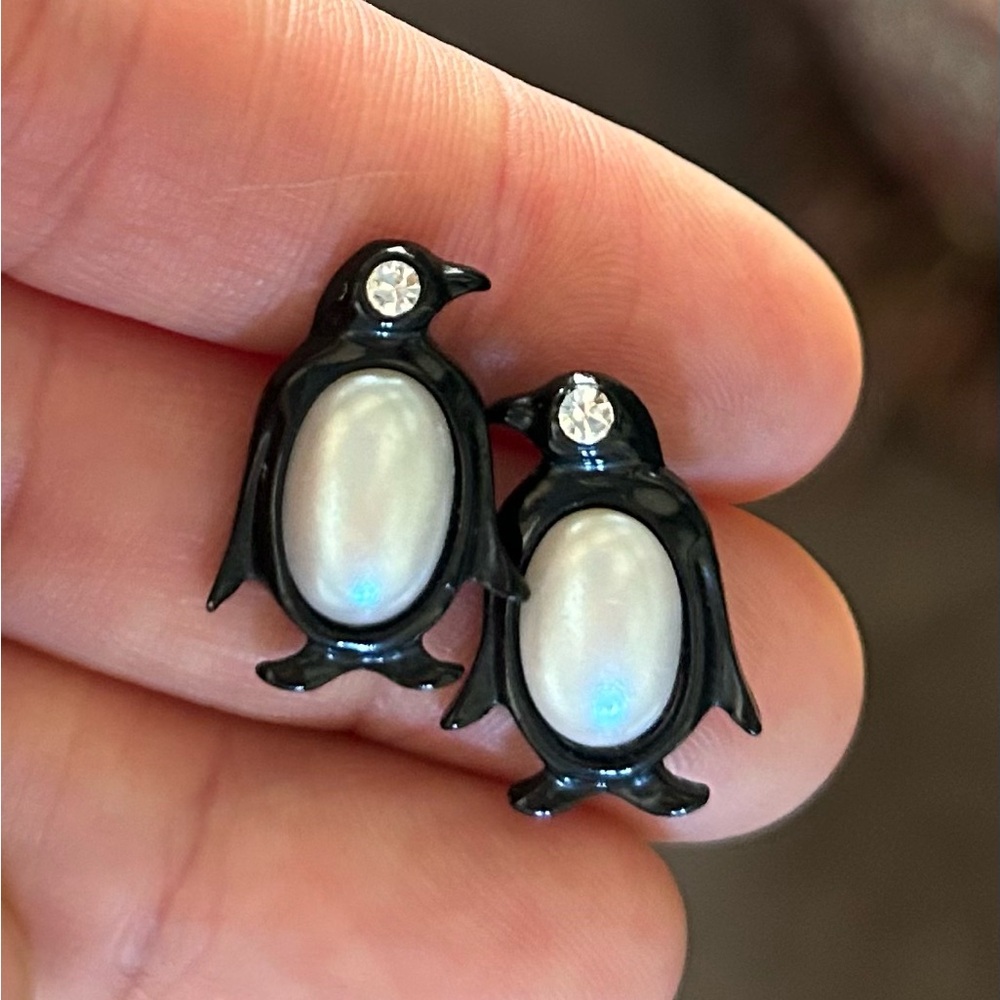 Penguin Earrings